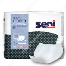 Вкладыши урологические для мужчин SENI MAN в размерах:Normal по 15 шт