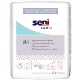 Рукавица для мытья без непроницаемой  пленки  "seni care"