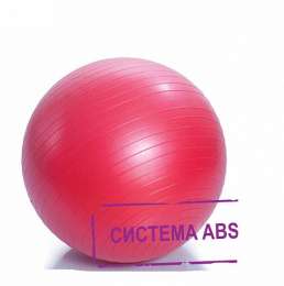 Мяч гимнастический 65 см. с системой АВС и насосом М-265